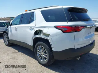 2023 Chevrolet Traverse LT Cloth with VIN 1GNEVGKWXPJ226057, listed as a IAAI auction lot 41940599 with 12,670 mi miles. Bid and sale history available at carsss.com. Image 3.