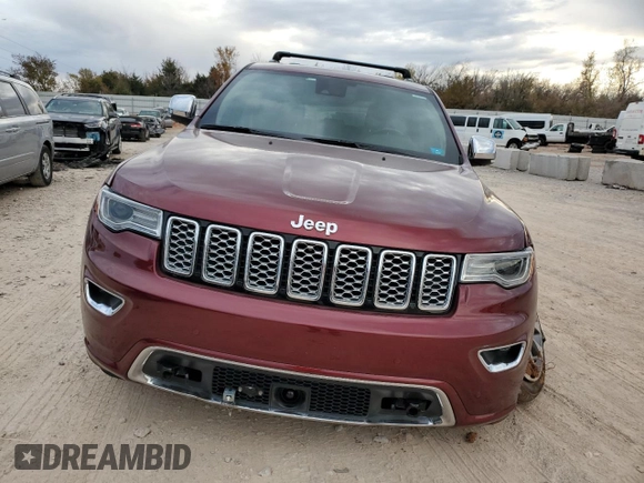 2018 Jeep Grand Cherokee High Altitude with VIN 1C4RJFCM9JC405344, listed as a Copart auction lot 82923474 with 34,212 mi miles and Salvage Title. Bid and sale history available at carsss.com. Image 5.