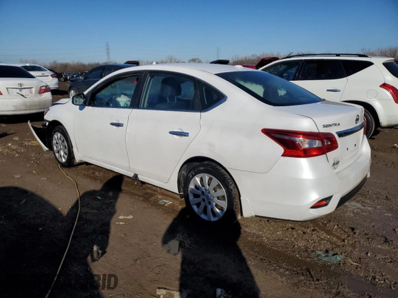 2017 Nissan Sentra SV with VIN 3N1AB7AP9HL661935, listed as a Copart auction lot 46664835 with 177,615 mi miles and Salvage Title. Bid and sale history available at DreamBid. Image 2.