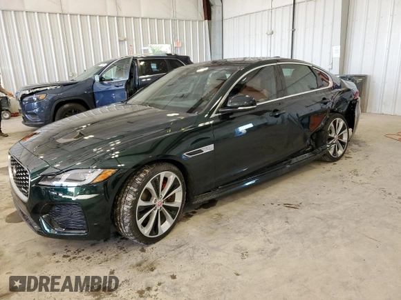 2023 Jaguar XF R-Dynamic SE with VIN SAJBL4GX0PCY93341, listed as a Copart auction lot 72387964 with 17,276 mi miles and Salvage Title. Bid and sale history available at carsss.com. Image 1.