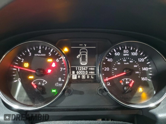 2013 Nissan Rogue S with VIN JN8AS5MV3DW622486, listed as a Copart auction lot 47287065 with 112,347 mi miles and Salvage Title. Bid and sale history available at DreamBid. Image 9.
