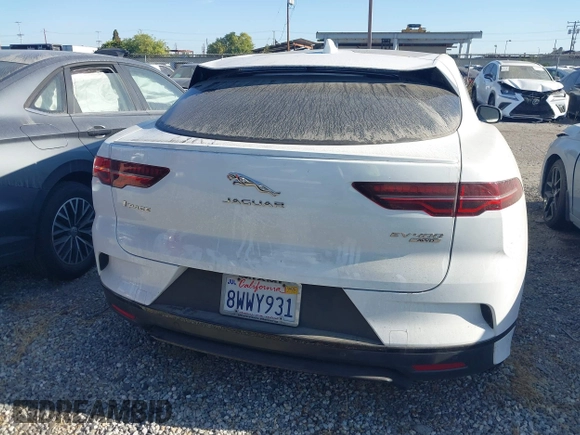 2020 Jaguar I-Pace SE with VIN SADHC2S14L1F85800, listed as a IAAI auction lot 42444115 with 51,249 mi miles and . Bid and sale history available at DreamBid. Image 17.