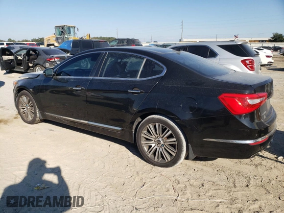 2015 Kia Cadenza Premium with VIN KNALN4D78F5173268, listed as a Copart auction lot 80953064 with 102,001 mi miles and Salvage Title. Bid and sale history available at carsss.com. Image 2.