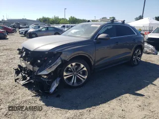 2019 Audi Q8 Prestige with VIN WA1CVAF13KD015618, listed as a Copart auction lot 55120394 with 30,881 mi miles and Salvage Title. Bid and sale history available at carsss.com. Image 1.