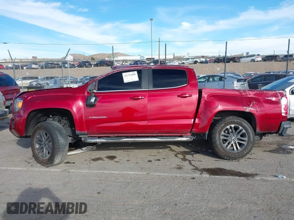 2019 GMC Canyon 4WD SLE with VIN 1GTG6CEN6K1294620, listed as a IAAI auction lot 41717690 with 59,953 mi miles. Bid and sale history available at carsss.com. Image 14.