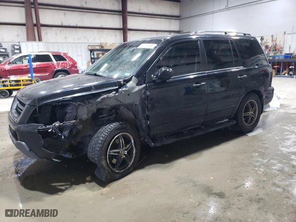 2003 Honda Pilot EX with VIN 2HKYF18683H501001, listed as a Copart auction lot 89402665 with 193,910 mi miles and Salvage Title. Bid and sale history available at carsss.com. Image 1.