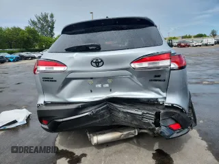 2024 Toyota Corolla Cross Hybrid S with VIN 7MUFBABG3RV047740, listed as a Copart auction lot 62395955 with 15,885 mi miles and Salvage title. Bid and sale history available at DreamBid. Image 6.