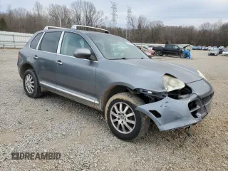 2006 Porsche Cayenne with VIN WP1AA29P46LA20190, listed as a Copart auction lot 42407845 with 107,141 mi miles and Salvage Title. Bid and sale history available at carsss.com. Image 4.