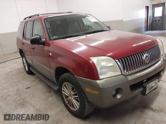 2003 Mercury Mountaineer Convenience z VIN 4M2ZU86K23UJ14446, wystawiony jako IAAI lot #41801753 z przebiegiem 150 629 mil mil oraz . Historia ofert i sprzedaży dostępna na DreamBid. Obrazek 1.