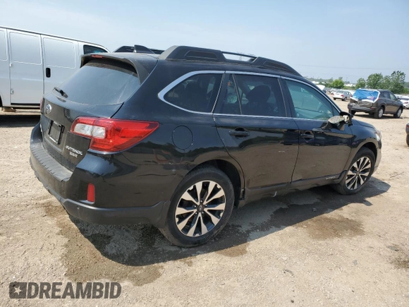 2017 Subaru Outback Limited with VIN 4S4BSENC4H3314324, listed as a Copart auction lot 59733205 with 105,518 mi miles and Clean title. Bid and sale history available at DreamBid. Image 3.