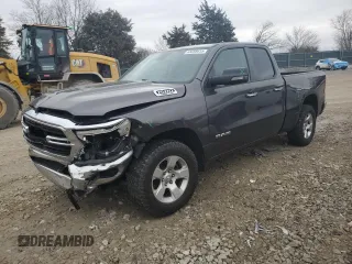 2020 Ram 1500 Big Horn with VIN 1C6SRFBT6LN343922, listed as a Copart auction lot 43256615 with 80,329 mi miles and Clean Title. Bid and sale history available at carsss.com. Image 1.
