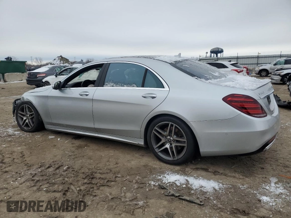 2019 Mercedes-Benz S 560 with VIN WDDUG8GB8KA461260, listed as a Copart auction lot 85986734 with Not Provided miles and Salvage Title. Bid and sale history available at DreamBid. Image 2.