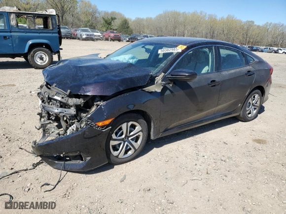 2017 Honda Civic Sedan LX with VIN 19XFC2F55HE040920, listed as a Copart auction lot 50382985 with 113,423 mi miles and Clean Title. Bid and sale history available at carsss.com. Image 1.