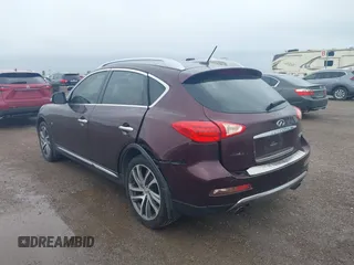 2016 Infiniti QX50 with VIN JN1BJ0RP6GM231903, listed as a IAAI auction lot 41947772 with 151,652 mi miles. Bid and sale history available at carsss.com. Image 3.