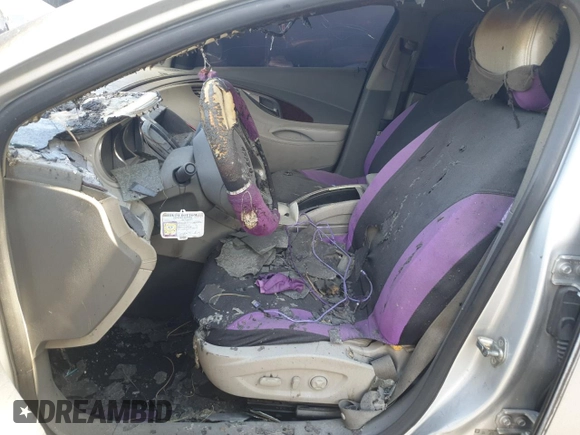 2010 Buick LaCrosse CXL with VIN 1G4GC5EG9AF274235, listed as a Copart auction lot 52219485 with Not provided miles and Non repairable. Bid and sale history available at DreamBid. Image 7.