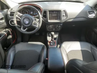 2021 Jeep Compass Trailhawk with VIN 3C4NJDDB5MT571837, listed as a Copart auction lot 58865625 with 75,456 mi miles and Salvage title. Bid and sale history available at DreamBid. Image 8.