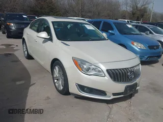 2015 Buick Regal Premium I with VIN 2G4GN5EX1F9248335, listed as a IAAI auction lot 41756684 with 134,435 mi miles. Bid and sale history available at carsss.com. Image 1.