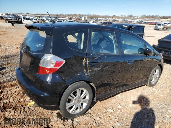 2010 Honda Fit Sport with VIN JHMGE8G43AC021351, listed as a Copart auction lot 43142455 with 108,554 mi miles and Salvage title. Bid and sale history available at DreamBid. Image 3.