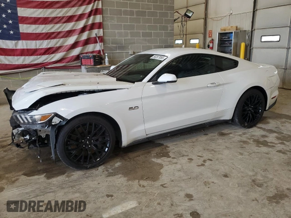 2015 Ford Mustang GT with VIN 1FA6P8CF0F5431038, listed as a Copart auction lot 59287955 with 75,290 mi miles and Salvage title. Bid and sale history available at DreamBid. Image 1.