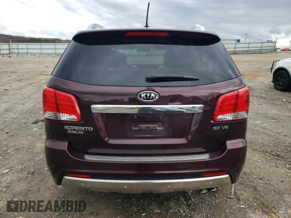 2012 Kia Sorento SX with VIN 5XYKWDA24CG283533, listed as a Copart auction lot 50073615 with 136,445 mi miles and Salvage Title. Bid and sale history available at carsss.com. Image 6.
