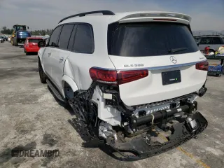 2020 Mercedes-Benz GLS with VIN 4JGFF8GE6LA198344, listed as a Copart auction lot 42232973 with 14,305 mi miles. Bid and sale history available at carsss.com. Image 2.