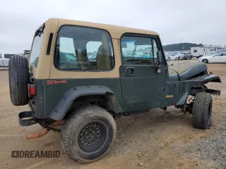1995 Jeep Wrangler S with VIN 1J4FY19P5SP309461, listed as a Copart auction lot 44160095 with 264,727 mi miles and Salvage Title. Bid and sale history available at carsss.com. Image 3.