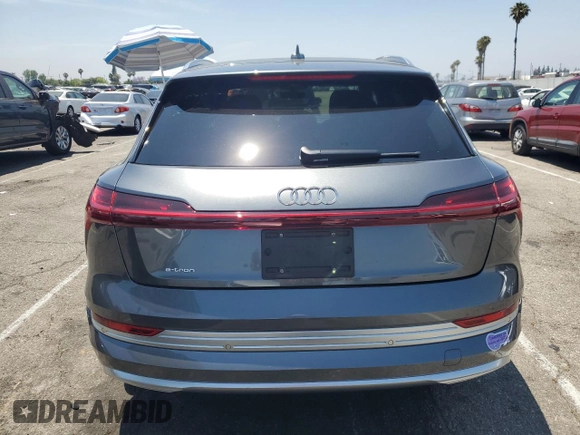 2019 Audi e-tron Prestige with VIN WA1VAAGE9KB008321, listed as a Copart auction lot 60162655 with 36,301 mi miles and Salvage title. Bid and sale history available at DreamBid. Image 6.