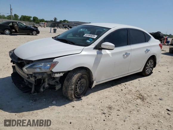 2019 Nissan Sentra S z VIN 3N1AB7AP8KY330869, wystawiony jako Copart lot #52494925 z przebiegiem 40 836 mil mil oraz Szkoda całkowita • Salvage title. Historia ofert i sprzedaży dostępna na DreamBid. Obrazek 1.