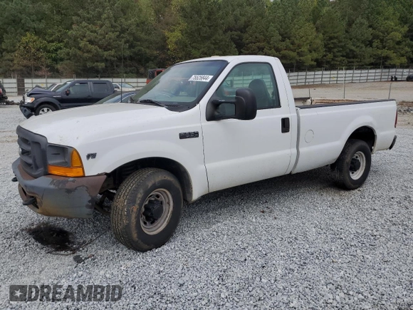1999 Ford Super Duty F-250 XL with VIN 1FTNF20L6XED16672, listed as a Copart auction lot 75525844 with 237,076 mi miles and Salvage Title. Bid and sale history available at carsss.com. Image 1.