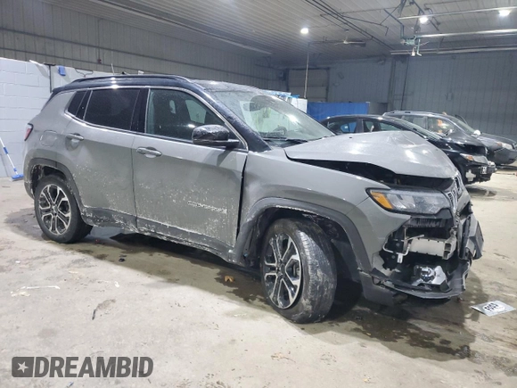 2023 Jeep Compass Limited with VIN 3C4NJDCN0PT537837, listed as a Copart auction lot 42515405 with 31,147 mi miles and Salvage Title. Bid and sale history available at DreamBid. Image 4.