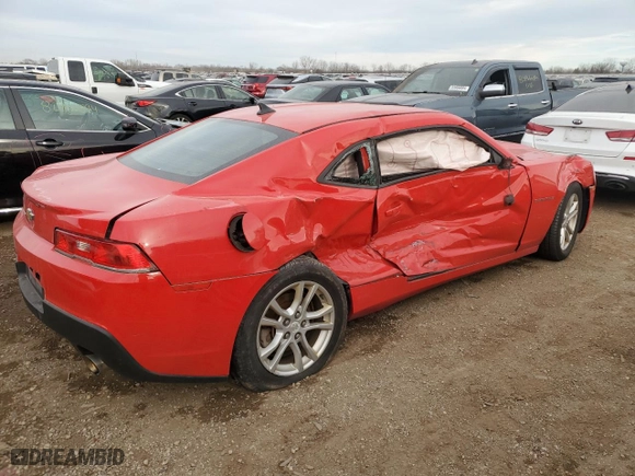 2014 Chevrolet Camaro LS with VIN 2G1FE1E37E9176232, listed as a Copart auction lot 82764814 with NaN miles and Salvage Title. Bid and sale history available at carsss.com. Image 3.