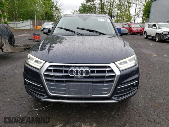 2018 Audi Q5 Prestige with VIN WA1CNAFYXJ2152689, listed as a Copart auction lot 55148625 with 49,501 mi miles and Salvage title. Bid and sale history available at DreamBid. Image 5.
