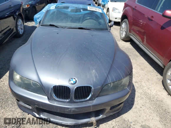 2001 BMW Z3 3.0 with VIN WBACN53451LL46309, listed as a Copart auction lot 68974214 with 156,216 mi miles and Salvage title. Bid and sale history available at DreamBid. Image 5.