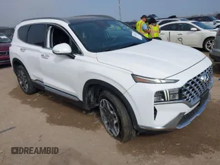 2022 Hyundai Santa Fe Hybrid SEL Premium with VIN KM8S3DA15NU034056, listed as a IAAI auction lot 41520781 with 67,816 mi miles. Bid and sale history available at carsss.com. Image 1.