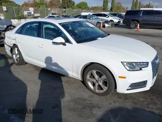 2019 Audi A4 Premium z VIN WAUGMAF4XKA047856, wystawiony jako IAAI lot #40868897 z przebiegiem 59 267 mil mil oraz . Historia ofert i sprzedaży dostępna na DreamBid. Obrazek 1.