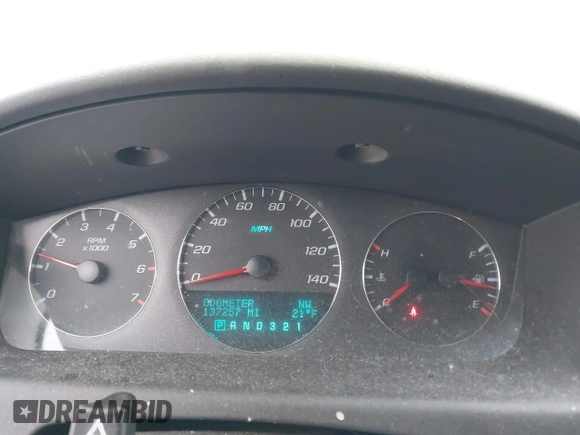 2008 Chevrolet Impala LT with VIN 2G1WC583X89255441, listed as a IAAI auction lot 41407326 with 137,257 mi miles and . Bid and sale history available at DreamBid. Image 7.