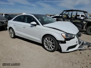 2015 Audi A3 2.0T Premium Plus with VIN WAUEFGFF1F1006592, listed as a Copart auction lot 52007695 with 138,454 mi miles and Salvage Title. Bid and sale history available at carsss.com. Image 4.