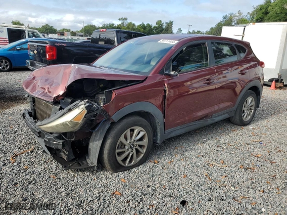 2016 Hyundai Tucson SE with VIN KM8J23A44GU208317, listed as a Copart auction lot 59111444 with 162,425 mi miles and Salvage Title. Bid and sale history available at carsss.com. Image 1.