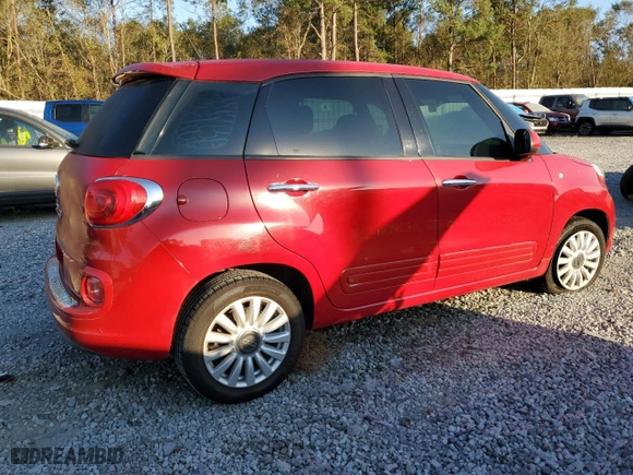 2014 FIAT 500L Easy with VIN ZFBCFABH1EZ026844, listed as a Copart auction lot 75450744 with 78,506 mi miles and Clean Title. Bid and sale history available at carsss.com. Image 3.