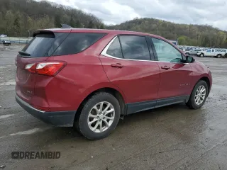 2020 Chevrolet Equinox LT with VIN 2GNAXUEV5L6201522, listed as a Copart auction lot 53795165 with 100,318 mi miles and Salvage Title. Bid and sale history available at DreamBid. Image 3.