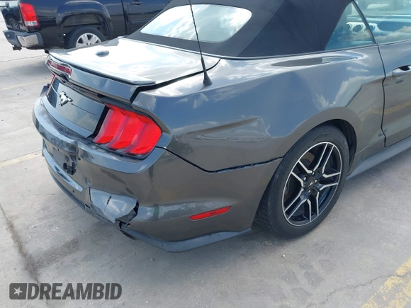 2019 Ford Mustang EcoBoost with VIN 1FATP8UH4K5161454, listed as a IAAI auction lot 42134519 with 94,256 mi miles and . Bid and sale history available at DreamBid. Image 17.