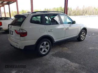 2008 BMW X3 3.0si with VIN WBXPC93448WJ18864, listed as a IAAI auction lot 42080625 with 190,322 mi miles. Bid and sale history available at carsss.com. Image 4.