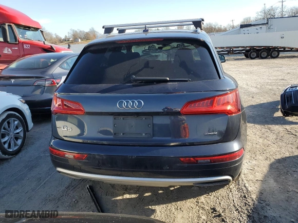 2019 Audi Q5 Premium Plus with VIN WA1BNAFY0K2050265, listed as a Copart auction lot 42164195 with 64,643 mi miles and Salvage Title. Bid and sale history available at carsss.com. Image 6.