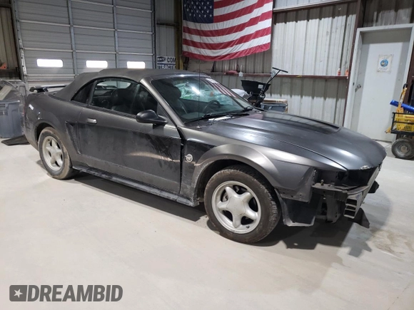 2004 Ford Mustang Deluxe with VIN 1FAFP44654F164266, listed as a Copart auction lot 44356505 with 166,837 mi miles and Clean Title. Bid and sale history available at carsss.com. Image 4.