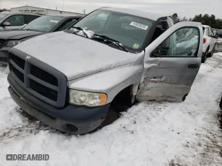2005 Dodge Ram 1500 SLT with VIN 1D7HU16NX5J608275, listed as a Copart auction lot 43838535 with 195,901 mi miles and Salvage Title. Bid and sale history available at carsss.com. Image 1.