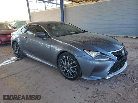 2017 Lexus RC with VIN JTHHE5BC6H5016032, listed as a Copart auction lot 87004464 with 50,032 mi miles and Salvage Title. Bid and sale history available at carsss.com. Image 4.