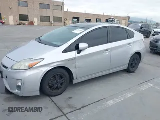 2011 Toyota Prius I with VIN JTDKN3DU7B0323019, listed as a IAAI auction lot 42009507 with 282,412 mi miles. Bid and sale history available at carsss.com. Image 6.