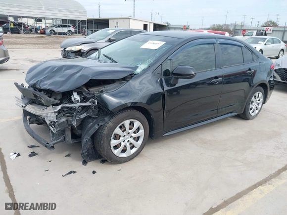 2020 Toyota Corolla LE with VIN JTDEPRAE5LJ081706, listed as a IAAI auction lot 41686857 with 38,430 mi miles. Bid and sale history available at carsss.com. Image 19.
