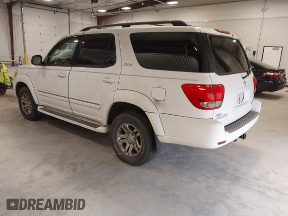 2007 Toyota Sequoia SR5 with VIN 5TDZT34A57S297566, listed as a IAAI auction lot 41549309 with 230,224 mi miles and . Bid and sale history available at DreamBid. Image 3.
