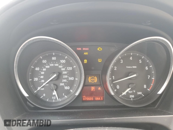 2009 BMW Z4 sDrive35i with VIN WBALM73519E381601, listed as a Copart auction lot 60823745 with 75,635 mi miles and Salvage title. Bid and sale history available at DreamBid. Image 9.